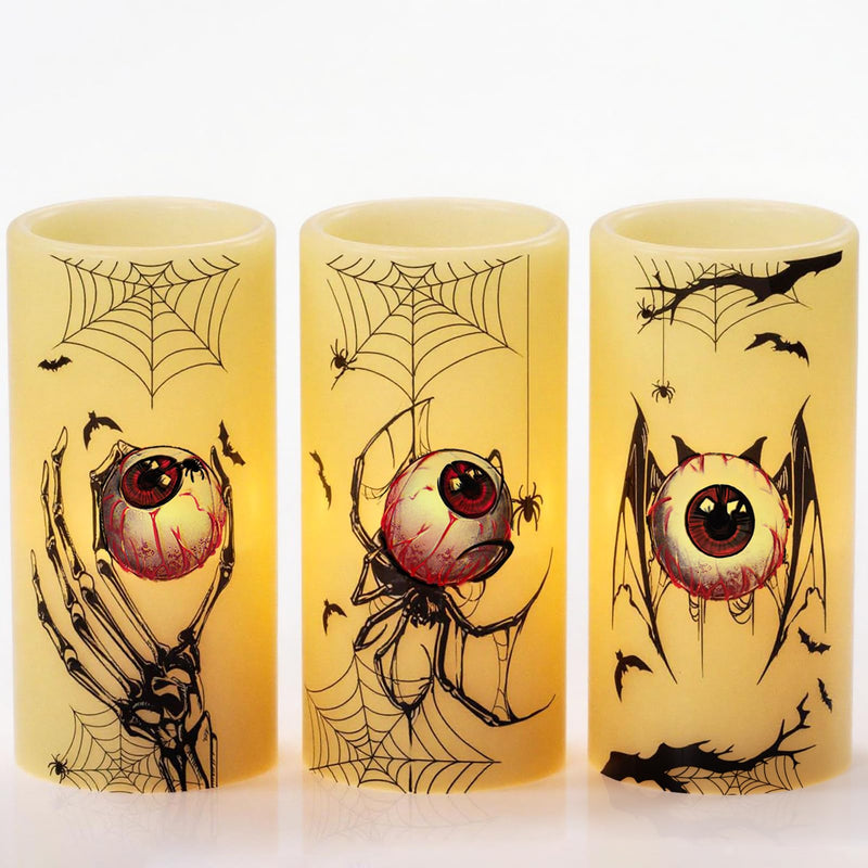 Eldnacele Halloween Flameless LED Candles