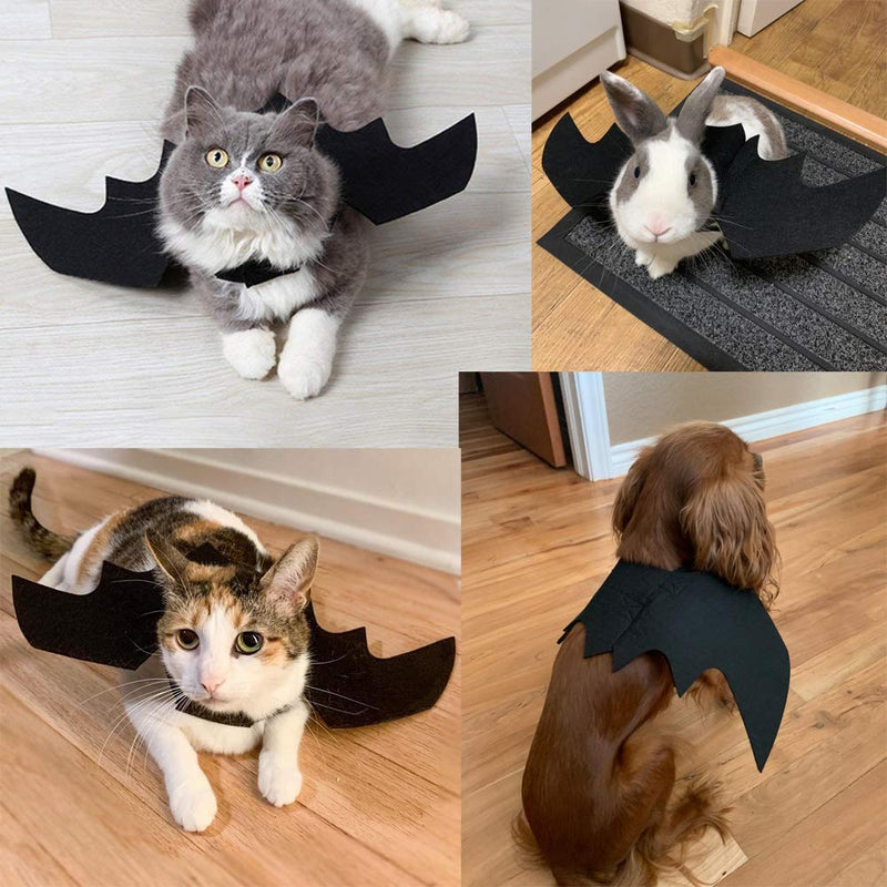 Cat Halloween Bat Wings Costume – Dress-Up Accessory for Cats & Small Dogs
