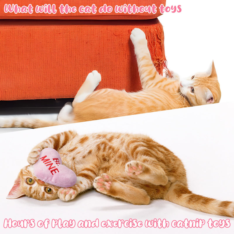 MALLMALL6 Halloween Catnip Toys – 5pcs Pumpkin Teething Set for Kittens & Cats