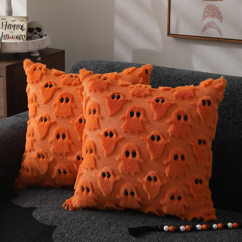DFXSZ Halloween Ghost Pillow Covers – Set of 2