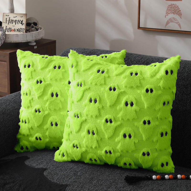 DFXSZ Halloween Ghost Pillow Covers – Set of 2