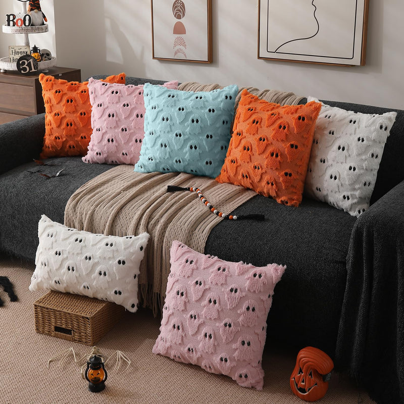 DFXSZ Halloween Ghost Pillow Covers – Set of 2