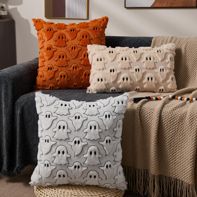 DFXSZ Halloween Ghost Pillow Covers – Set of 2