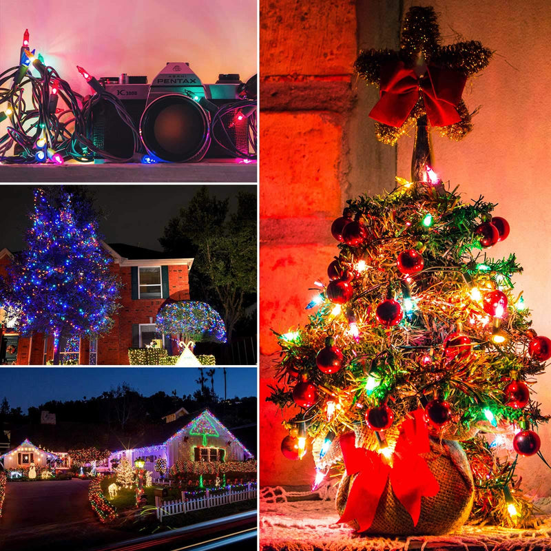 Minetom 25FT Halloween Purple String Lights