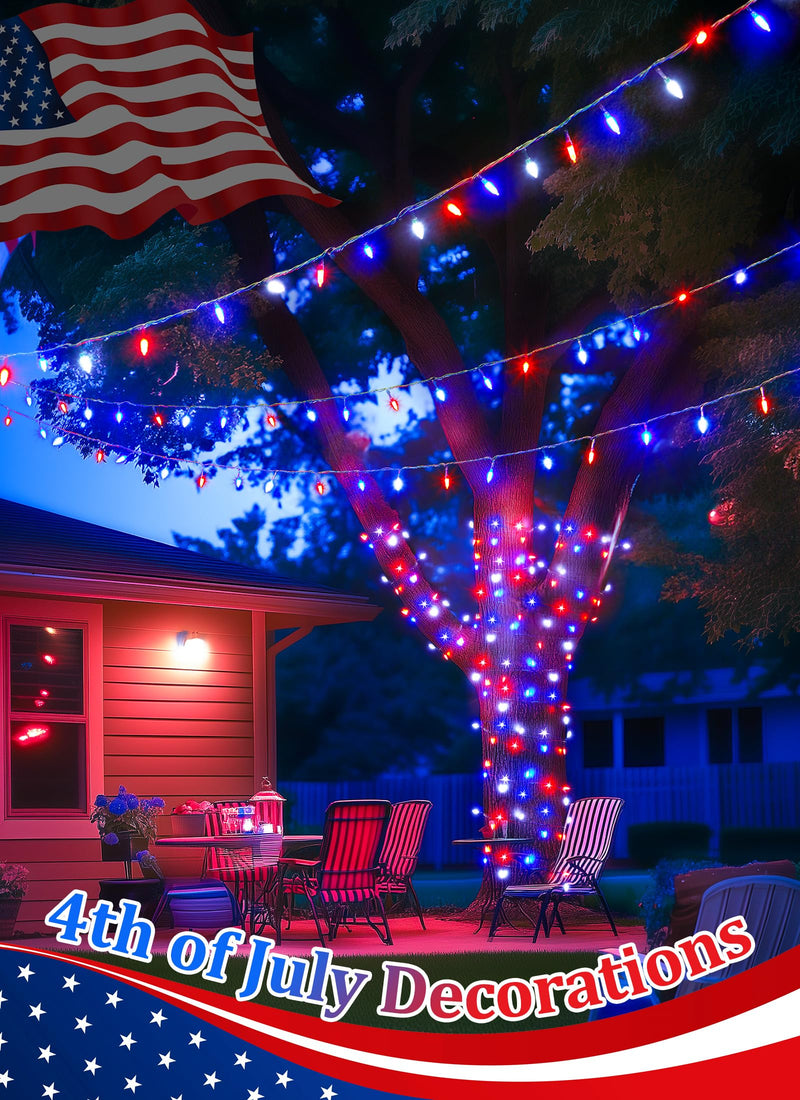 Minetom 25FT Halloween Purple String Lights