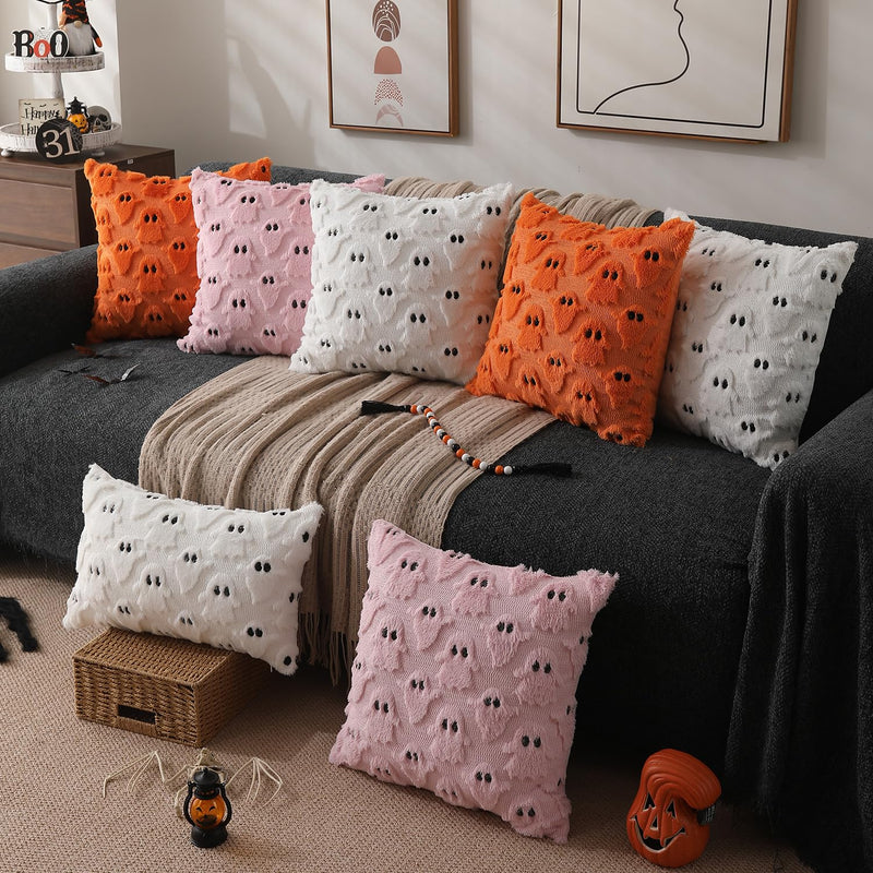 DFXSZ Halloween Ghost Pillow Covers – Set of 2