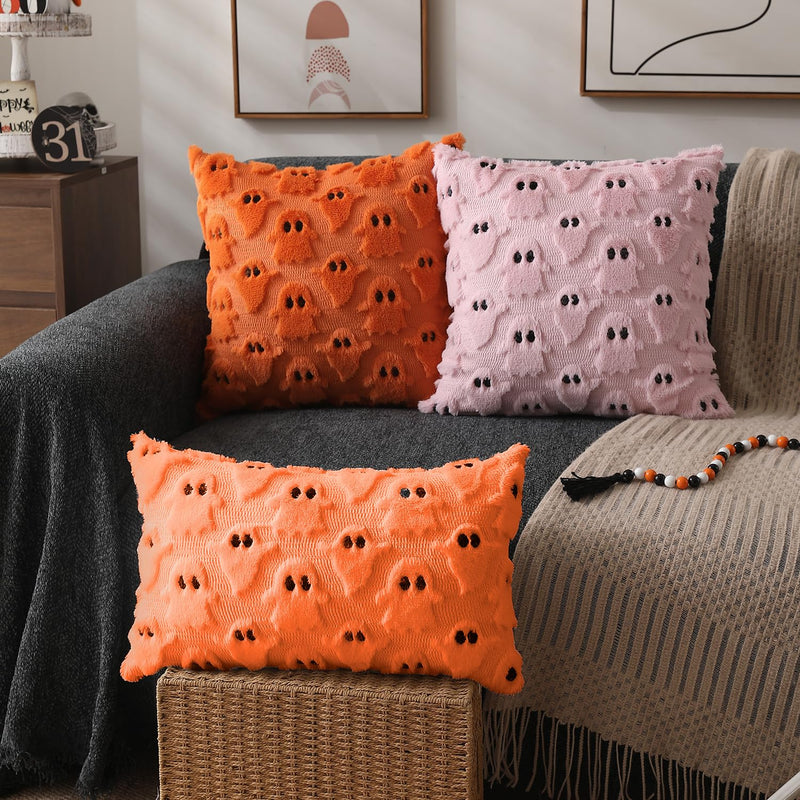 DFXSZ Halloween Ghost Pillow Covers – Set of 2