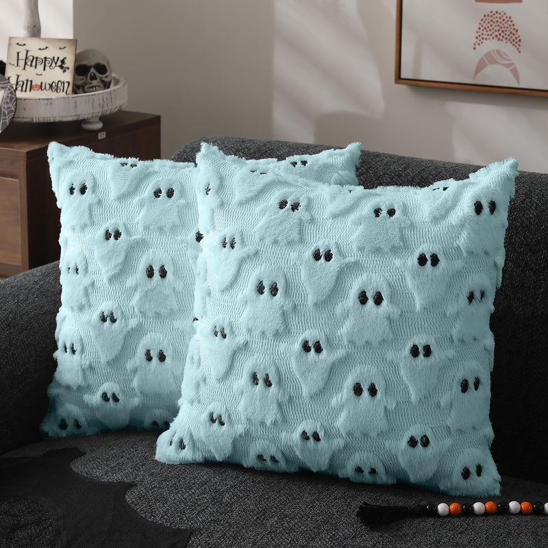 DFXSZ Halloween Ghost Pillow Covers – Set of 2
