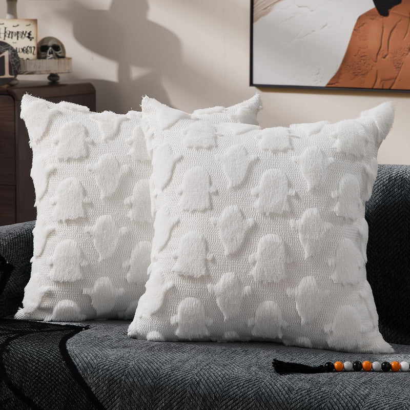 DFXSZ Halloween Ghost Pillow Covers – Set of 2
