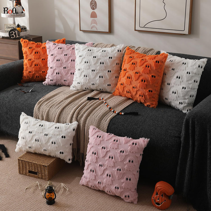 DFXSZ Halloween Ghost Pillow Covers – Set of 2