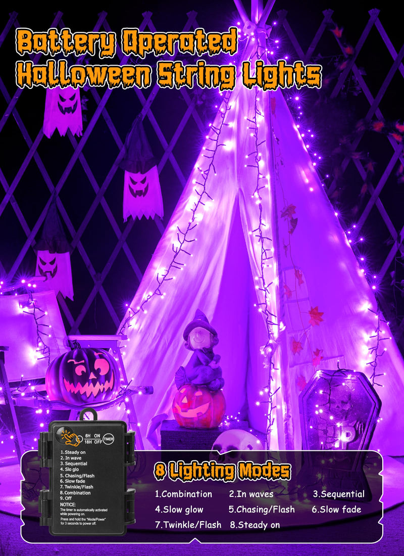Brightown Battery Operated Halloween Lights Outdoor