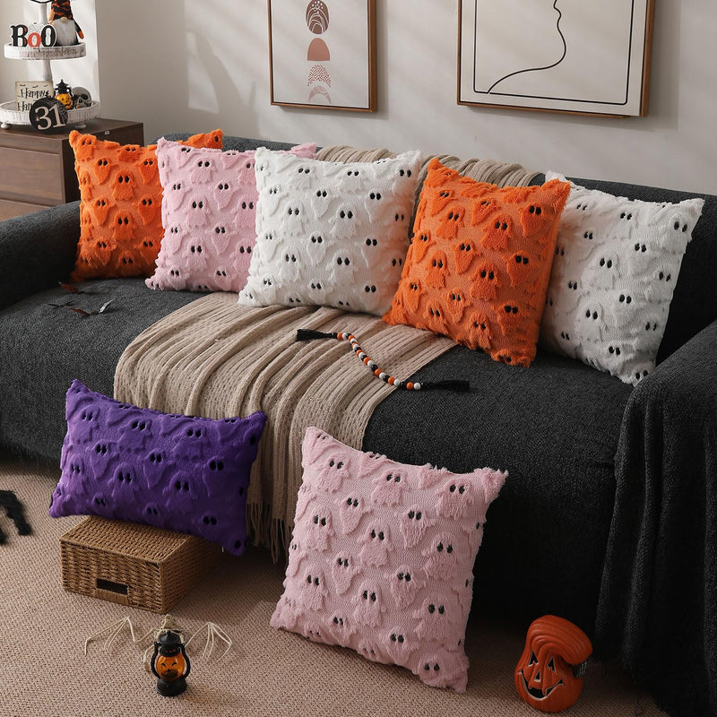 DFXSZ Halloween Ghost Pillow Covers – Set of 2