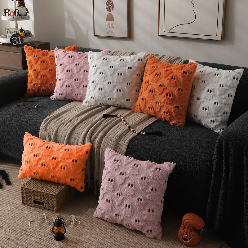 DFXSZ Halloween Ghost Pillow Covers – Set of 2