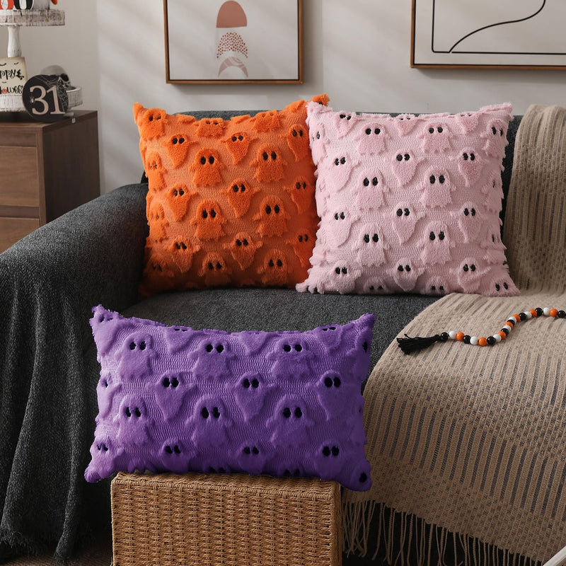 DFXSZ Halloween Ghost Pillow Covers – Set of 2