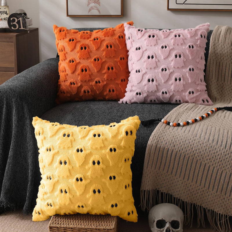 DFXSZ Halloween Ghost Pillow Covers – Set of 2