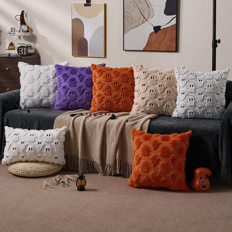 DFXSZ Halloween Ghost Pillow Covers – Set of 2