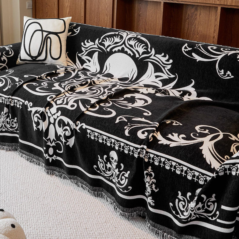EVENHUG Halloween Reversible Sofa Cover