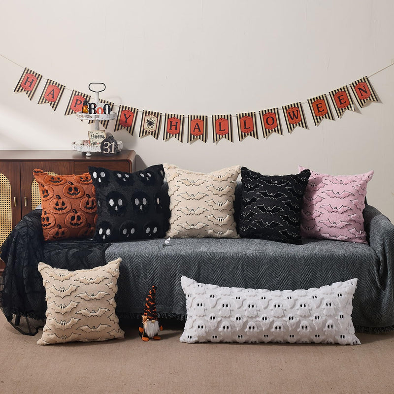 DFXSZ Halloween Ghost Pillow Covers – Set of 2