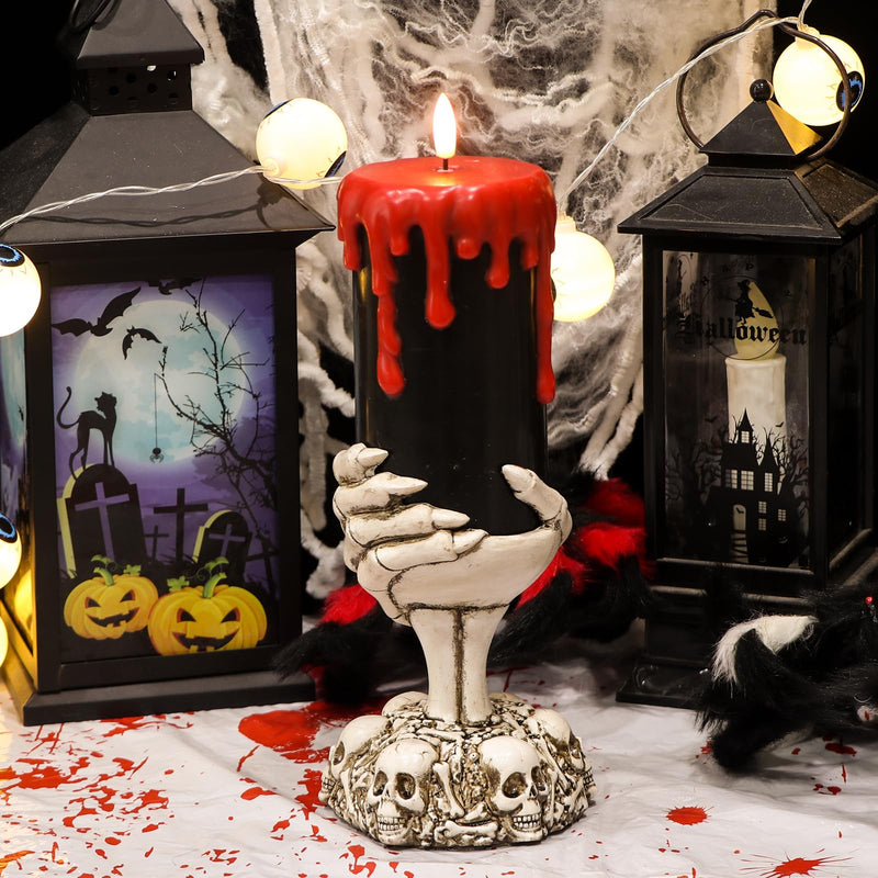 Eldnacele Halloween Flameless LED Candles