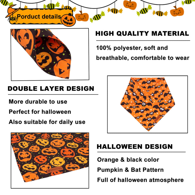 ADOGGYGO Halloween Dog Bandana