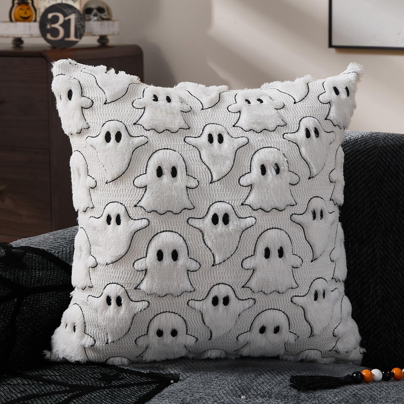 DFXSZ Halloween Ghost Pillow Covers – Set of 2
