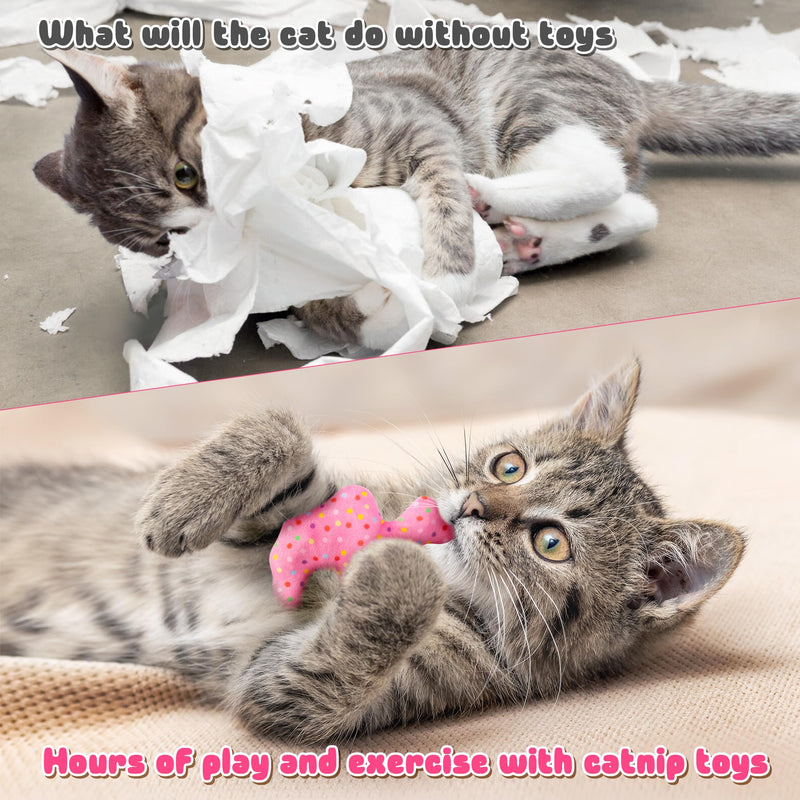MALLMALL6 Halloween Catnip Toys – 5pcs Pumpkin Teething Set for Kittens & Cats