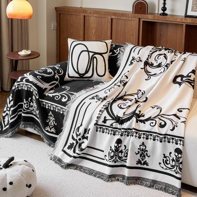 EVENHUG Halloween Reversible Sofa Cover