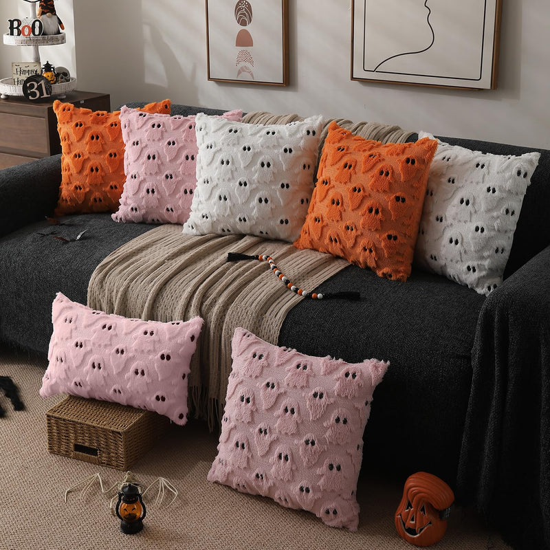 DFXSZ Halloween Ghost Pillow Covers – Set of 2