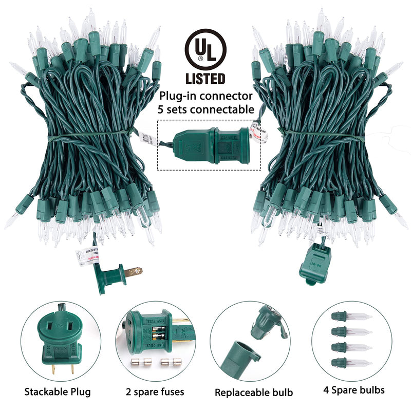 Minetom 25FT Halloween Purple String Lights