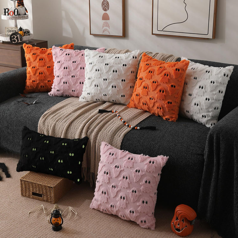 DFXSZ Halloween Ghost Pillow Covers – Set of 2