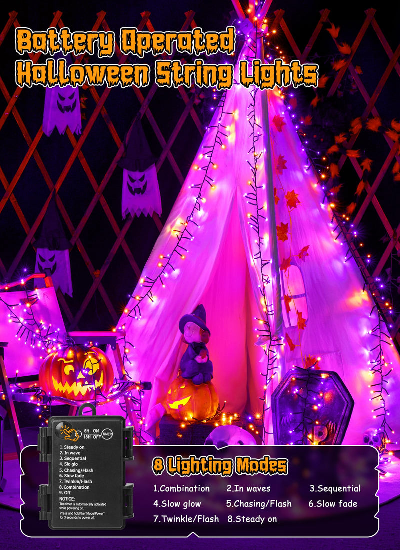 Brightown Battery Operated Halloween Lights Outdoor