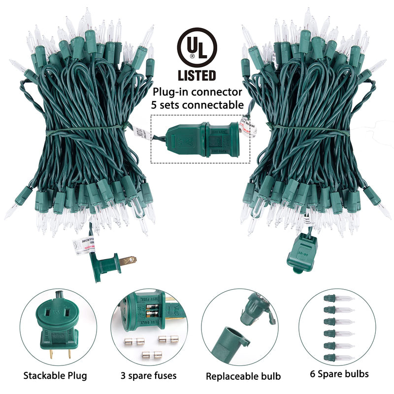 Minetom 25FT Halloween Purple String Lights