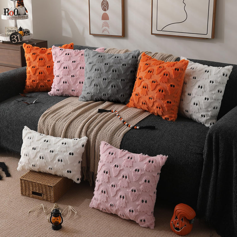 DFXSZ Halloween Ghost Pillow Covers – Set of 2