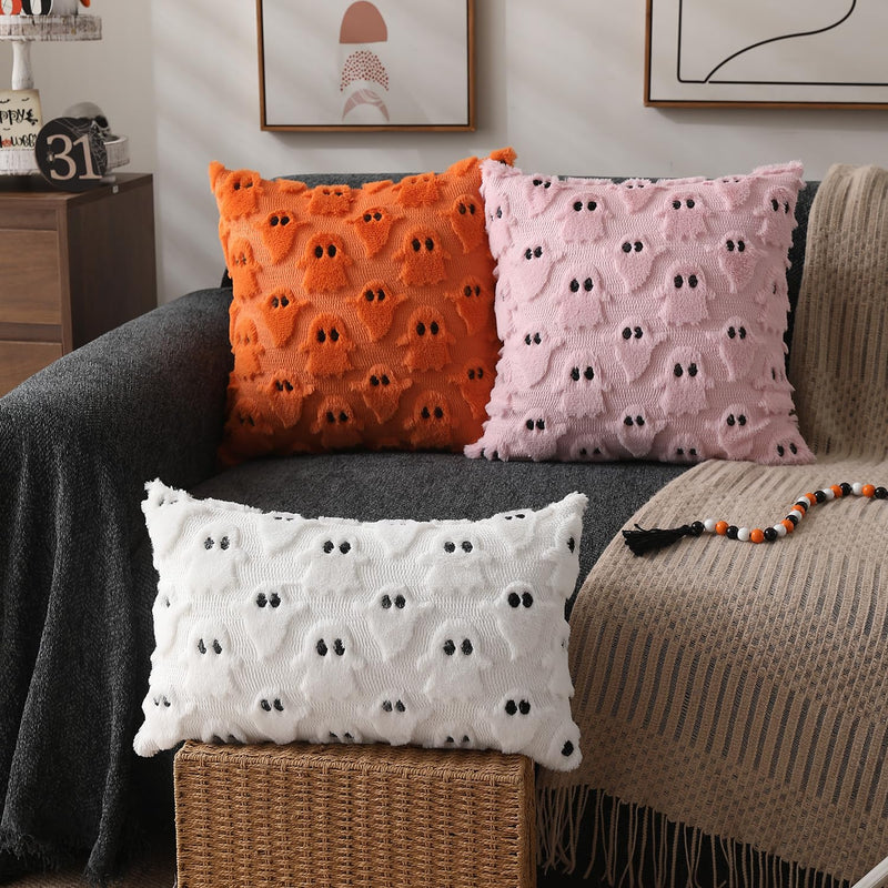 DFXSZ Halloween Ghost Pillow Covers – Set of 2