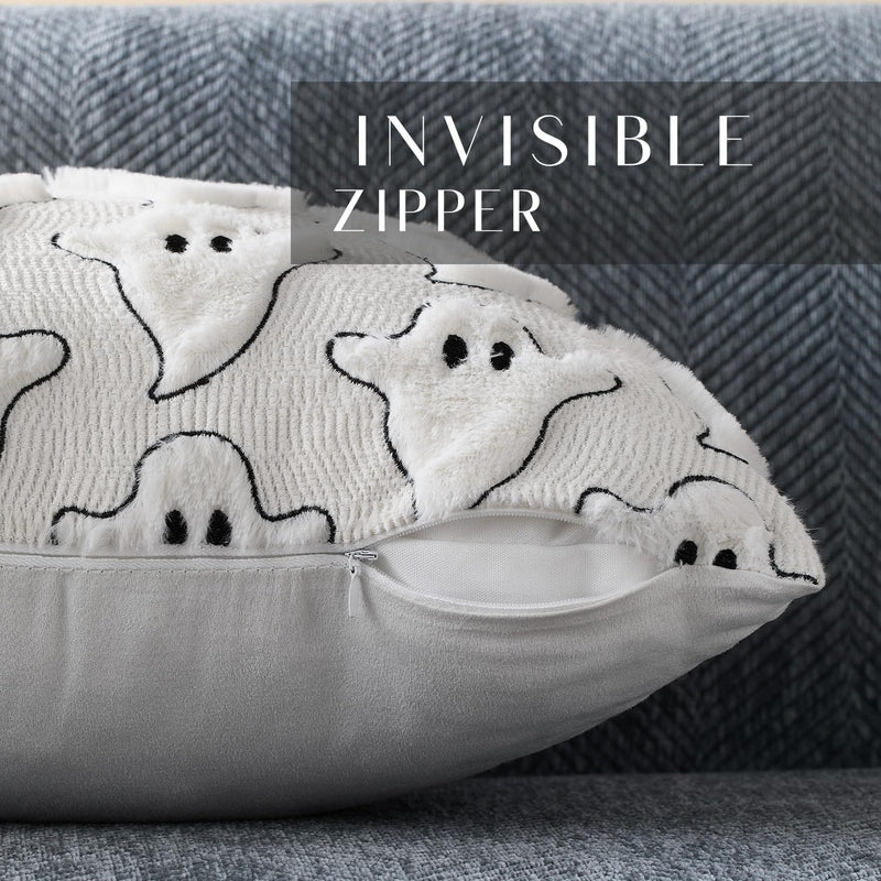 DFXSZ Halloween Ghost Pillow Covers – Set of 2