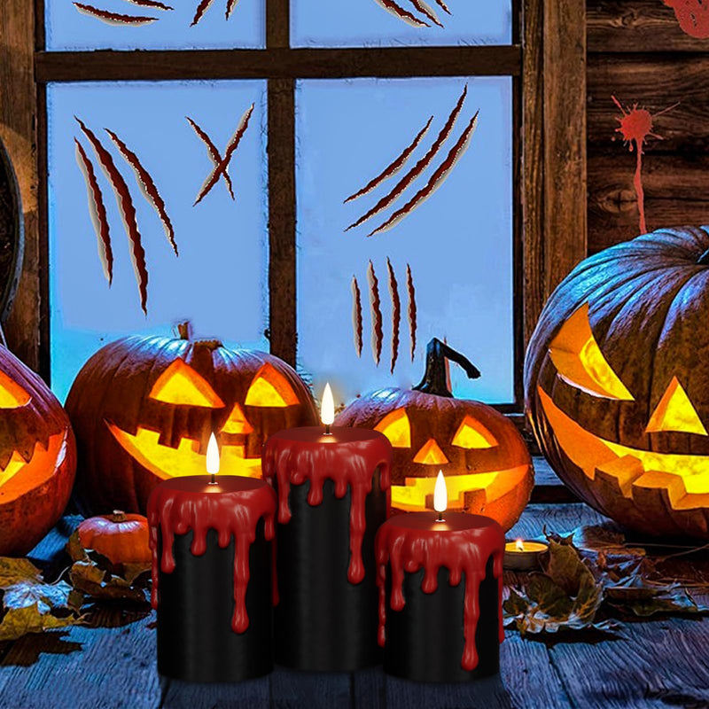 Eldnacele Halloween Flameless LED Candles