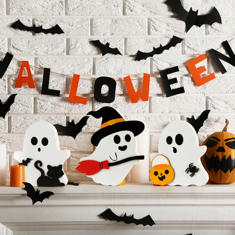 COCHIE Cute Ghost Halloween Decorations Indoor