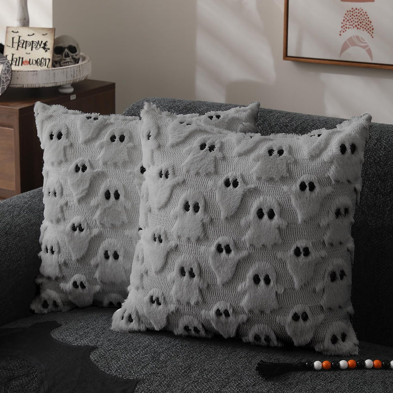 DFXSZ Halloween Ghost Pillow Covers – Set of 2