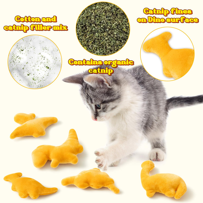 MALLMALL6 Halloween Catnip Toys – 5pcs Pumpkin Teething Set for Kittens & Cats