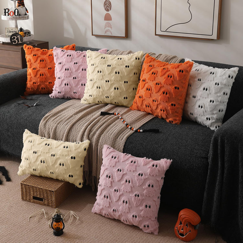 DFXSZ Halloween Ghost Pillow Covers – Set of 2