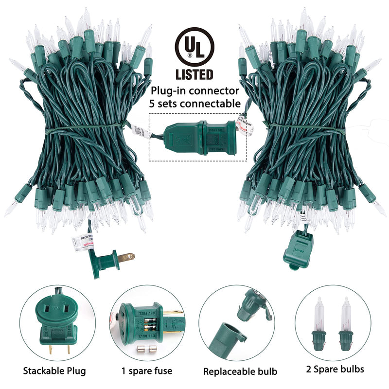 Minetom 25FT Halloween Purple String Lights