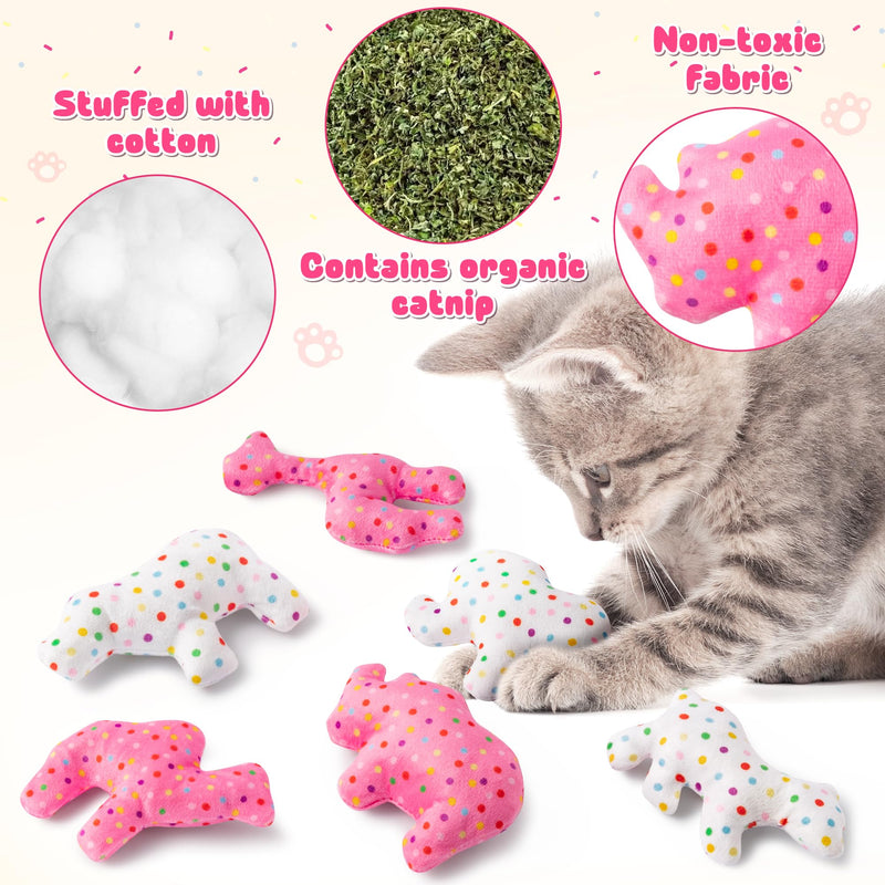 MALLMALL6 Halloween Catnip Toys – 5pcs Pumpkin Teething Set for Kittens & Cats