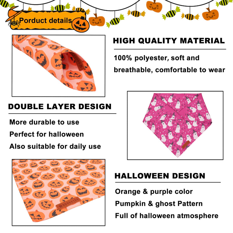 ADOGGYGO Halloween Dog Bandana