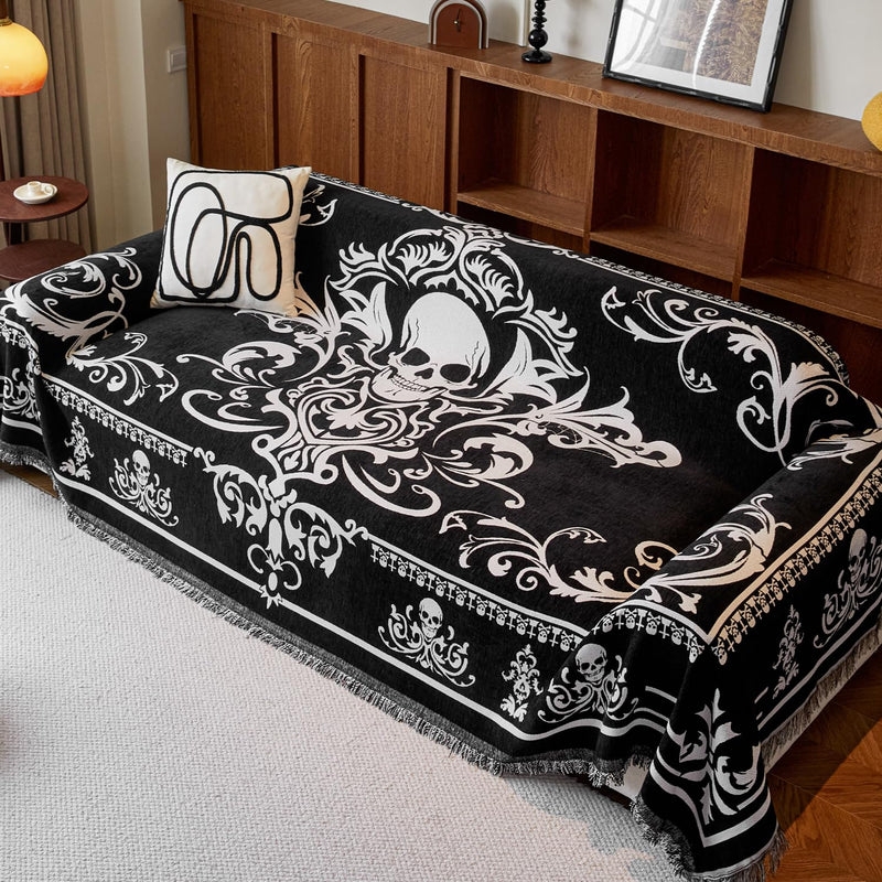 EVENHUG Halloween Reversible Sofa Cover
