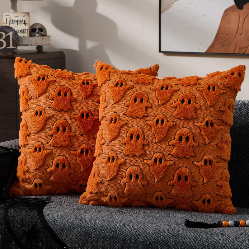 DFXSZ Halloween Ghost Pillow Covers – Set of 2