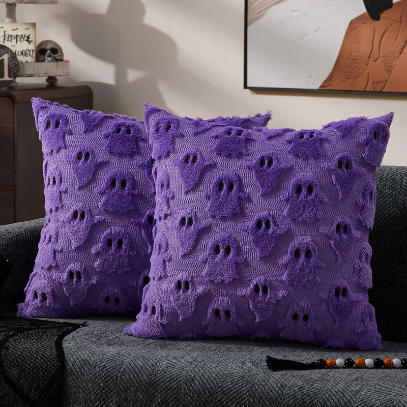 DFXSZ Halloween Ghost Pillow Covers – Set of 2