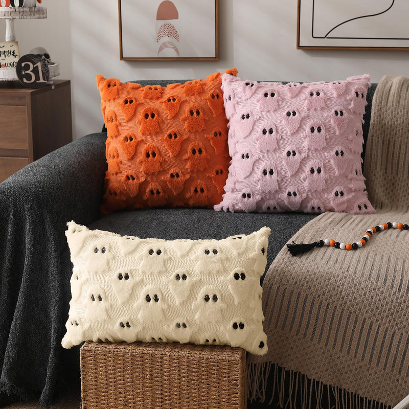 DFXSZ Halloween Ghost Pillow Covers – Set of 2