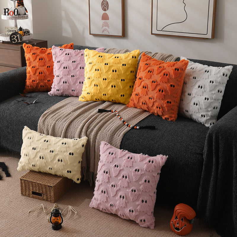 DFXSZ Halloween Ghost Pillow Covers – Set of 2