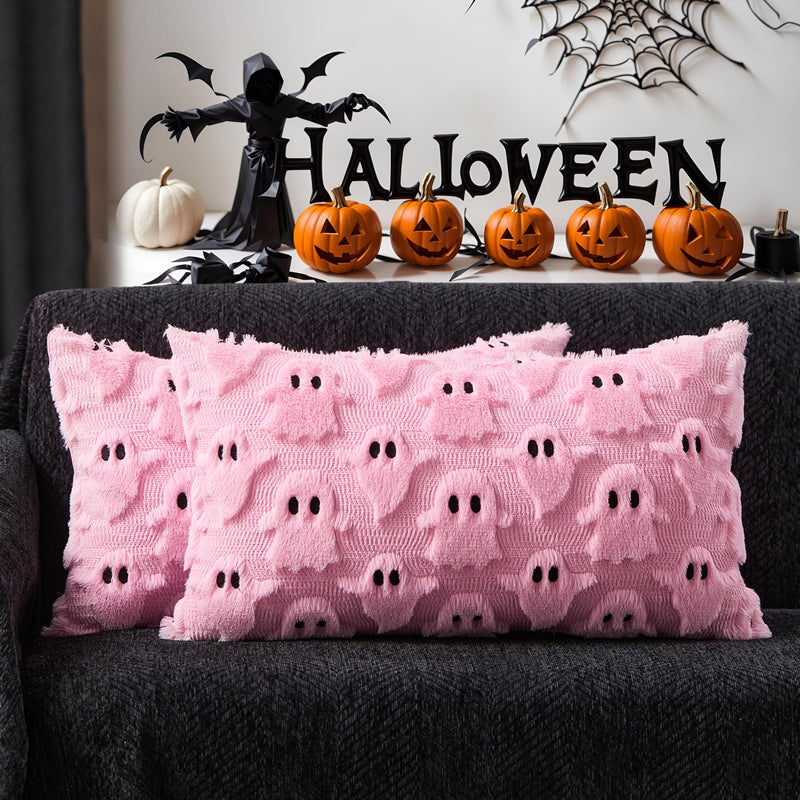 DFXSZ Halloween Ghost Pillow Covers – Set of 2