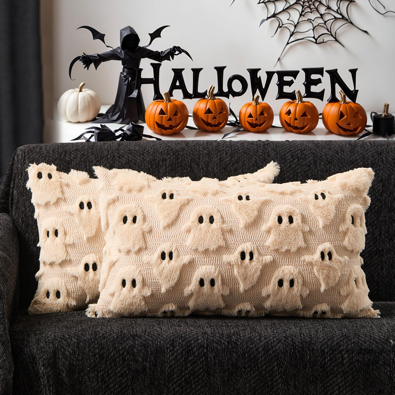 DFXSZ Halloween Ghost Pillow Covers – Set of 2